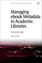 Managing Ebook Metadata Academic Librari