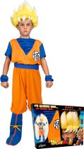 VIVING COSTUMES / JUINSA - Super Saiyan Goku Dragon Ball Z kostuum voor jongens - 10-12 jaar