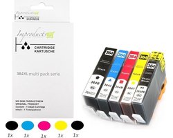 Improducts Improducts® Inkt cartridges - Alternatief Hp 364 XL 364XL set + foto zwart