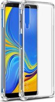 Transparant Hoesje Siliconen Backcover Shockproof Met Verstevigde Randen - Geschikt voor Samsung Galaxy A7 2018
