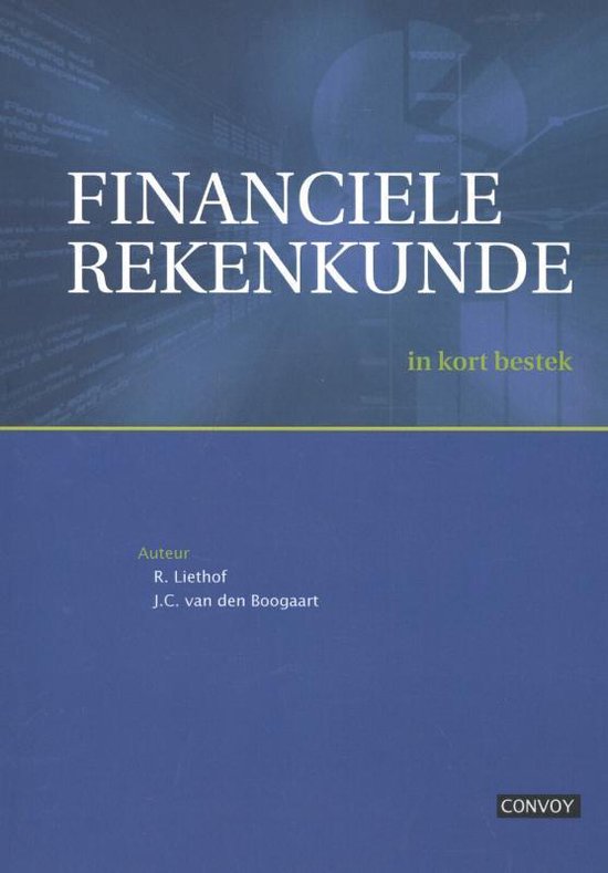 Financiele Rekenkunde - Rafael Liethof | Tiliboo-afrobeat.com