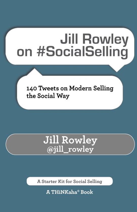 THiNKaha - Jill Rowley on #SocialSelling - cover