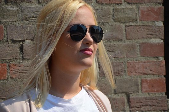 Jendi Piloten zonnebril Zwart festival zonnebril - Dames, Heren — afbeelding 3