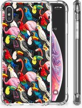 Shockproof siliconen hoesje Geschikt voor iPhoneX/10 | Xs Birds