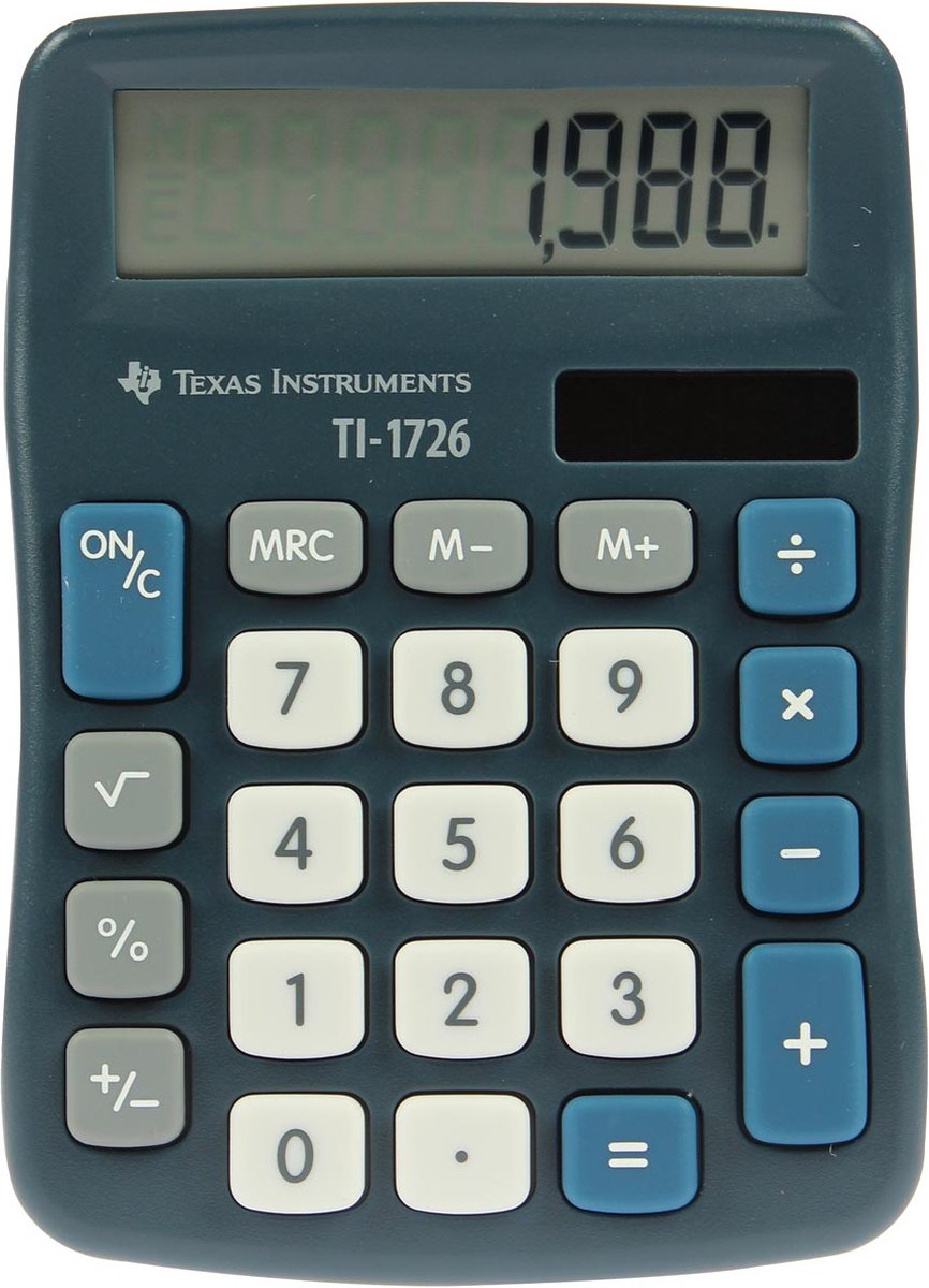 5x Texas bureaurekenmachine TI-1726