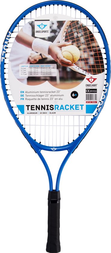 Tennisracket 23", aluminium, blauw / VPE 1/25