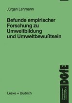 Befunde Empirischer Forschung Zu Umweltbildung Und Umweltbewusstsein