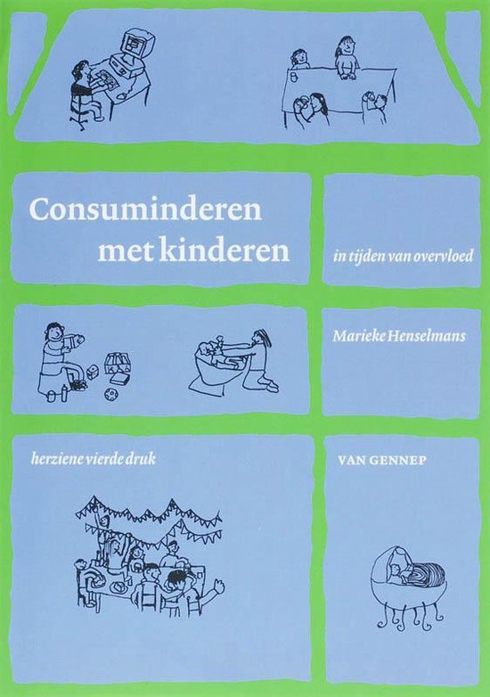 Cover van het boek 'Consuminderen met kinderen' van Marieke Henselmans