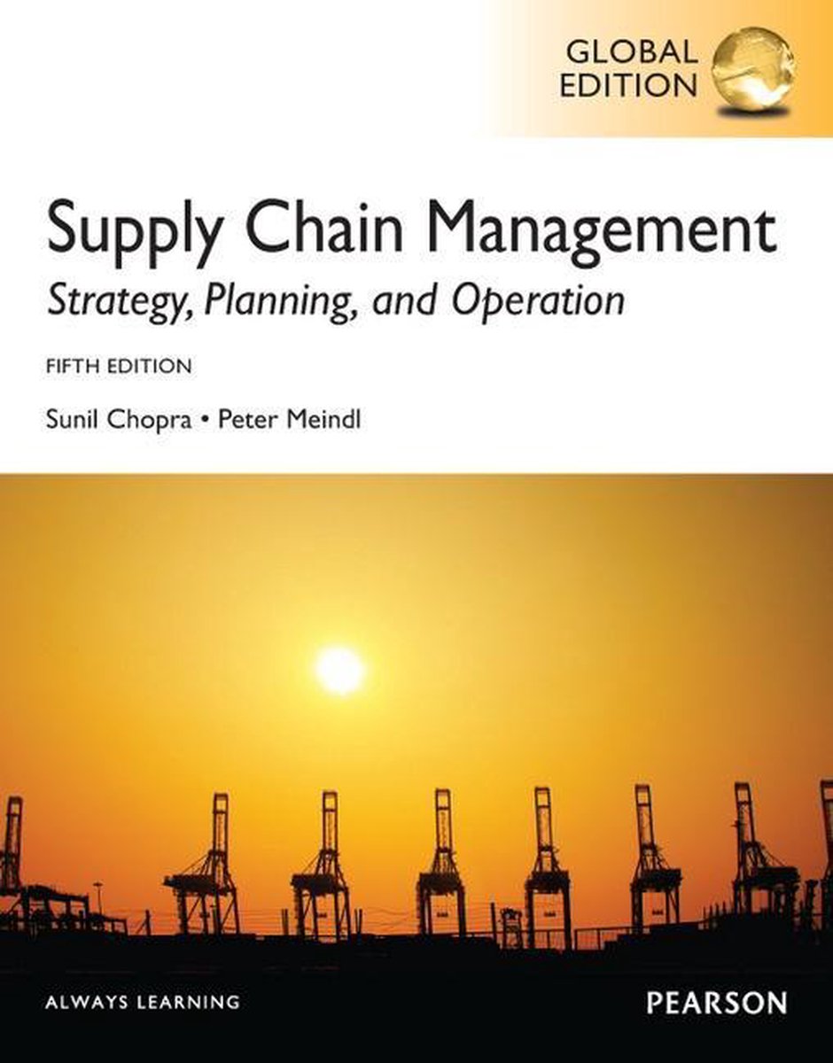 Omslag van Supply Chain Management