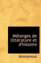 M Langes de Litt Rature Et D'Histoire