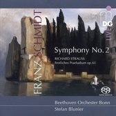Beethoven Orchestra Bonn, Stefan Blunier - Schmidt: Symphony No.2/Strauss: Festival Prelude Op. 61 (Super Audio CD)