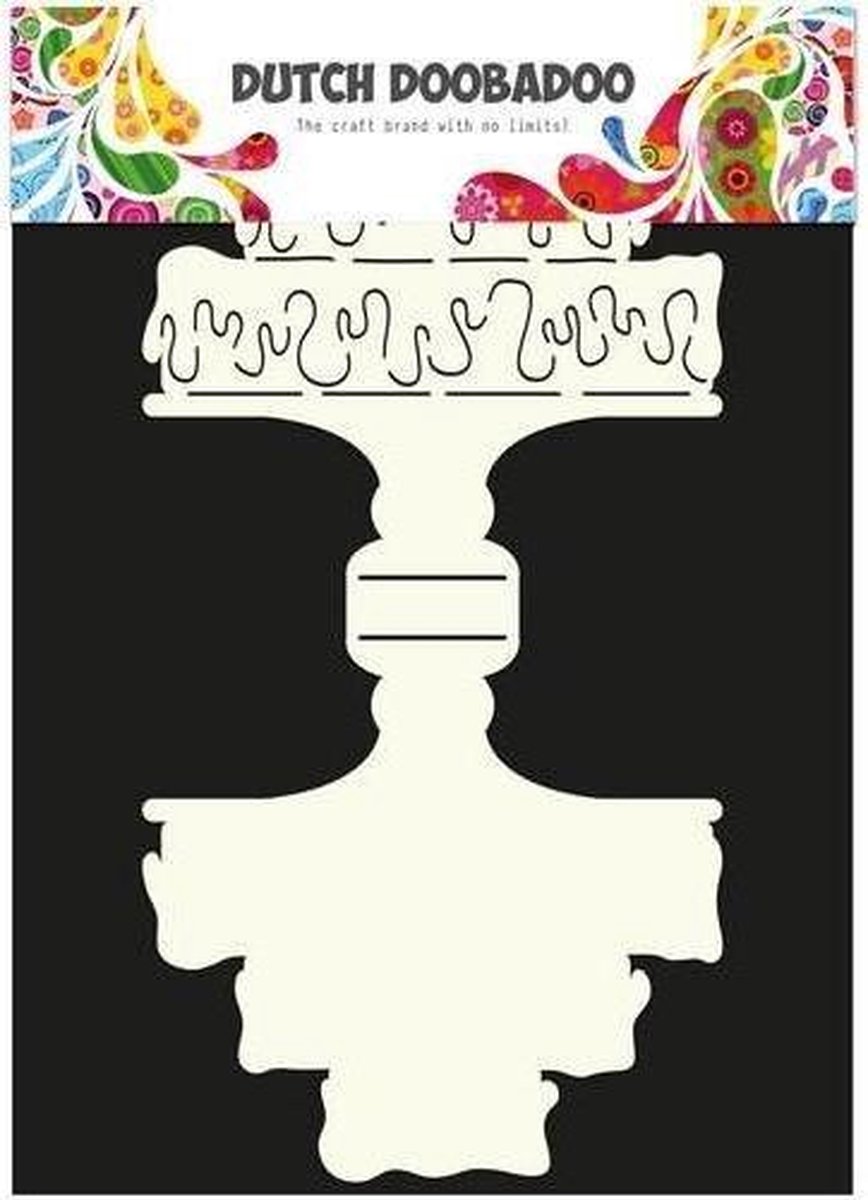Dutch Doobadoo Dutch Card Art stencil Cake A4 2x 13.5x14.5 centimeter  470.713.501