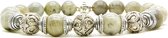 Beaddhism - Armband - Labradoriet - Triple Kashmir - Sterling Zilver- 10 mm - 23 cm