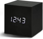 Gravity Click Clock wekker zwart - rubber
