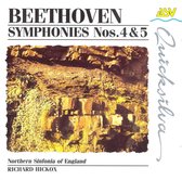 Beethoven: Symphonies nos 4 & 5 / Hickox, Northern Sinfonia