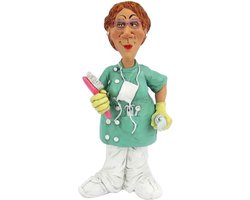 Beroepen beeldje mondhygieniste - vrouwelijke tandarts Warren Stratford