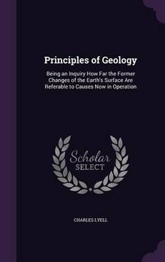 Principles of Geology - cover
