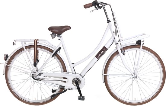 Popal County Roll Plus - Transportfiets - Wit - 53 cm | bol.com