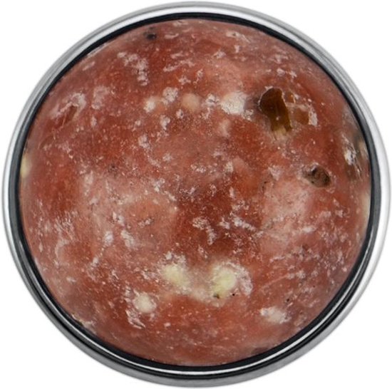 Quiges - Drukknoop 18mm Natuursteen Roze - EBCM184