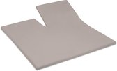 Cinderella - Splittopper Hoeslaken (tot 15 cm) - Satijn - 180x220 cm - Taupe