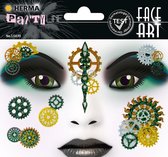 Herma Face Art Glitter sticker Steampunk Marie