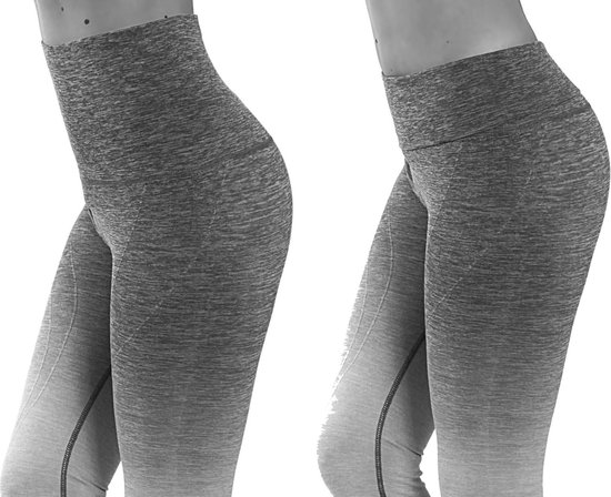 Yoga legging - compressie met hoge taille CAPRI OMBRE Donkerblauw S |  bol.com