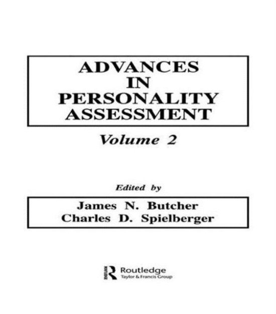 Advances in Personality Assessment Series- Advances in Perso ... - cover