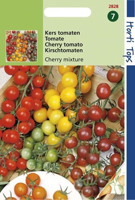 Hortitops Zaden - Tomaten Cherry - 4 kleuren