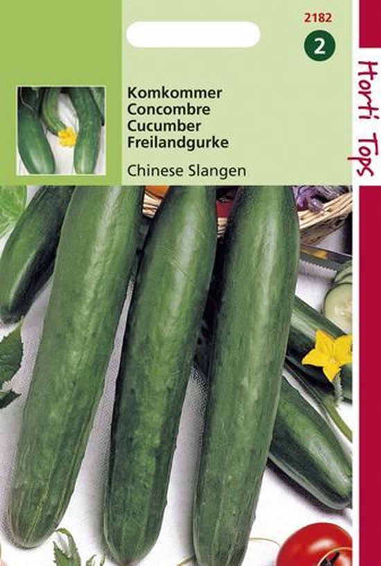 Hortitops Zaden - Komkommers Chinese Slangen