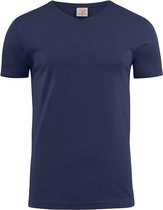 Printer T-shirt Heavy V-hals Man 2264024 Marine - Maat S