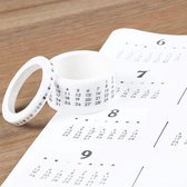 Moodadventures |Washi Tape set van 2 rollen Planner | Maanden | Kalender