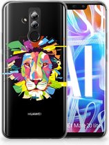 Huawei Mate 20 Lite Uniek TPU Hoesje Lion Color