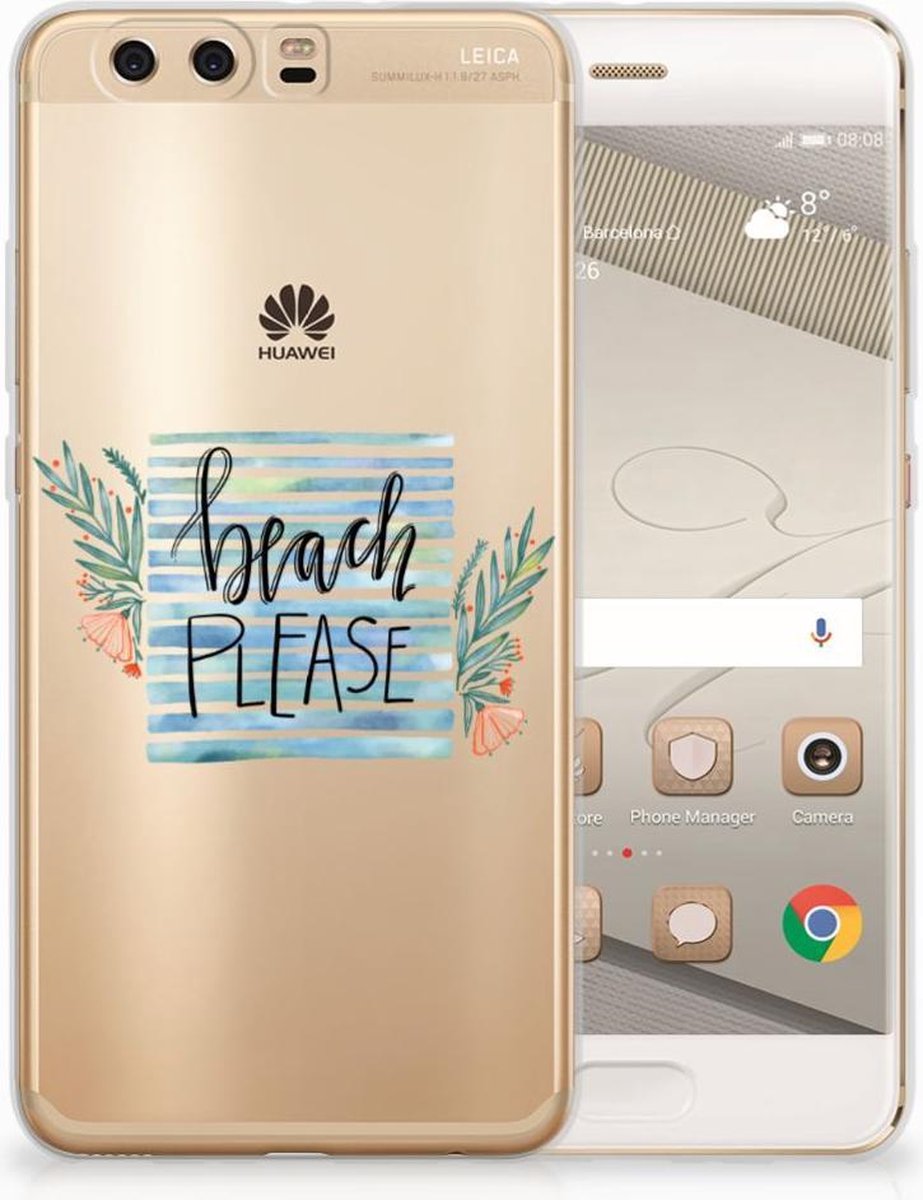 Huawei P10 Plus Telefoonhoesje met Naam Boho Beach