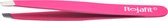 Rojafit Professionele Pincet schuin 9,5cm "Pink Diva"