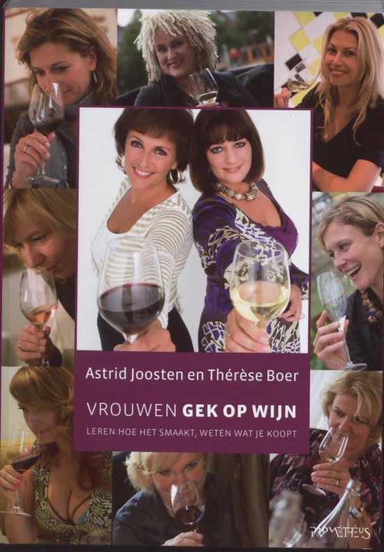 Cover van het boek 'Vrouwen gek op wijn' van T. Boer en Astrid Joosten
