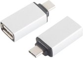USB-C (m) - USB-A (v) adapter - USB2.0 / wit
