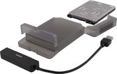 DELTACO MAP-K104, 2,5 inch SATA 3.0 HDD/SDD behuizing USB 3.1 kunststof