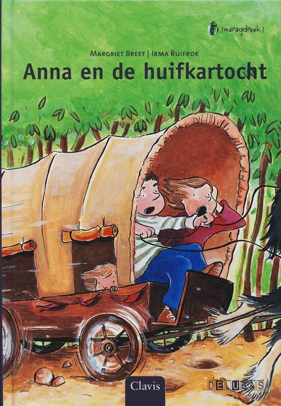 Boek cover Anna En De Huifkartocht (Avi 9) van Margriet Breet (Hardcover)