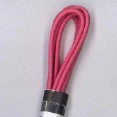 75cm - fuchsia roze - dunne ronde wax veter - 2.5mm