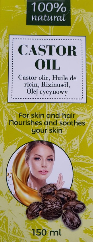 100% Natural | Voor Huid en Haar | 150 ML | 100% natuurlijk Castor Oil bol.com