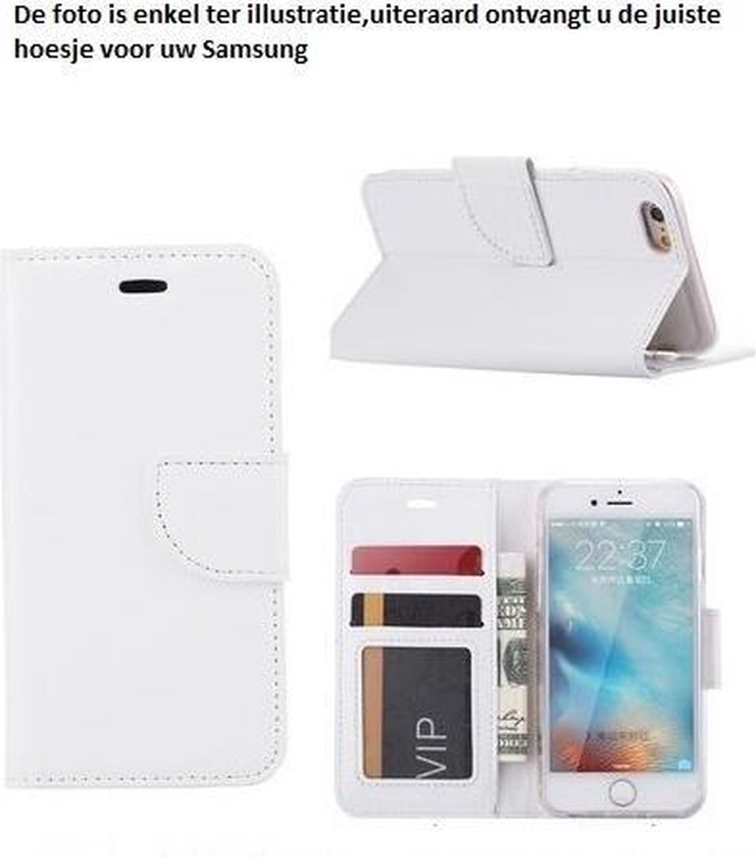 Paxx® Hoesje voor Apple iPhone 5 iPhone 5s of iPhone SE Boek Hoesje Book Case Wit