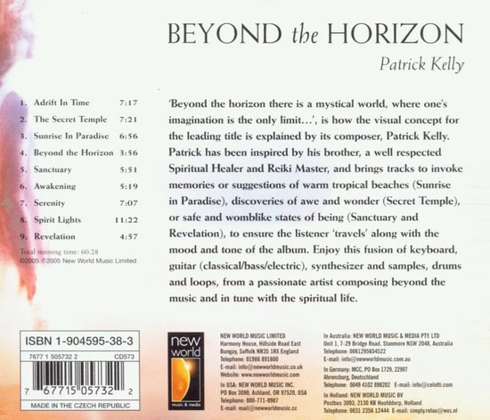 Beyond The Horizon Kelly Patrick Patrick Kelly Cd Album Muziek 5139