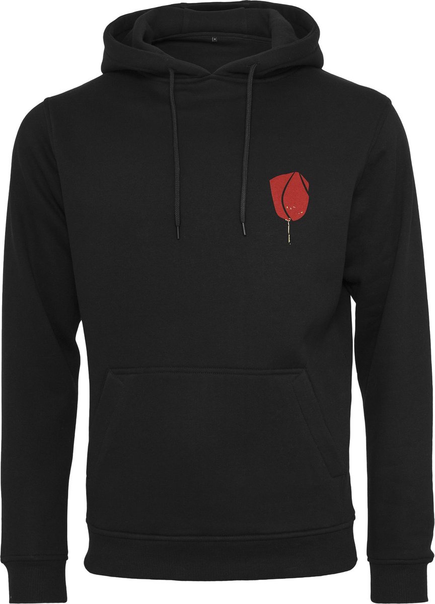 Godfather rose hoody in kleur zwart maat L