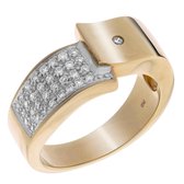 Orphelia RD-33067/53 - Ring - geelgoudkleurige 18 Karaat - Diamant 0.26 ct