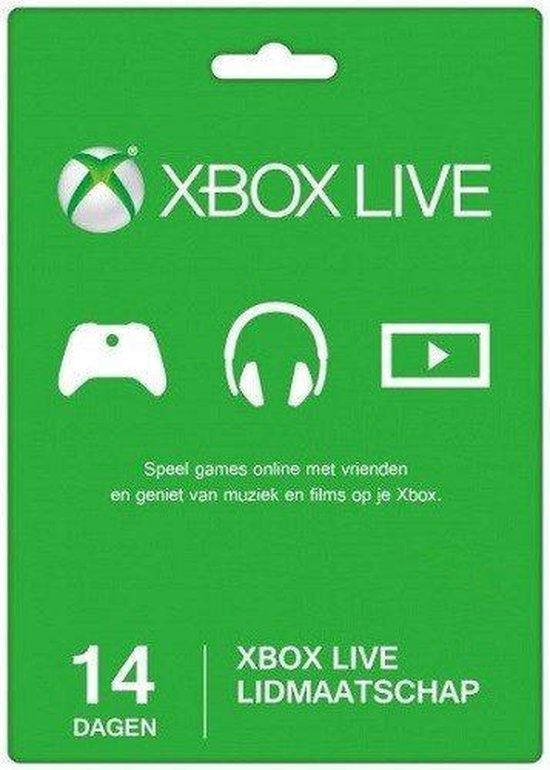 Microsoft Xbox Live Gold Abonnement - 14 dagen proefperiode (Xbox 360 + Xbox  One) | bol.com