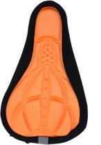 3D Fiets Zadelhoes - Cover - Overtrek - Uniseks - One Size - Volwassenen - Beschermkussen - Oranje
