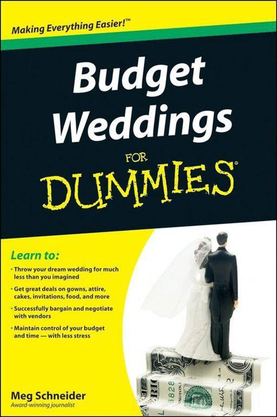 Budget Weddings For Dummies - cover
