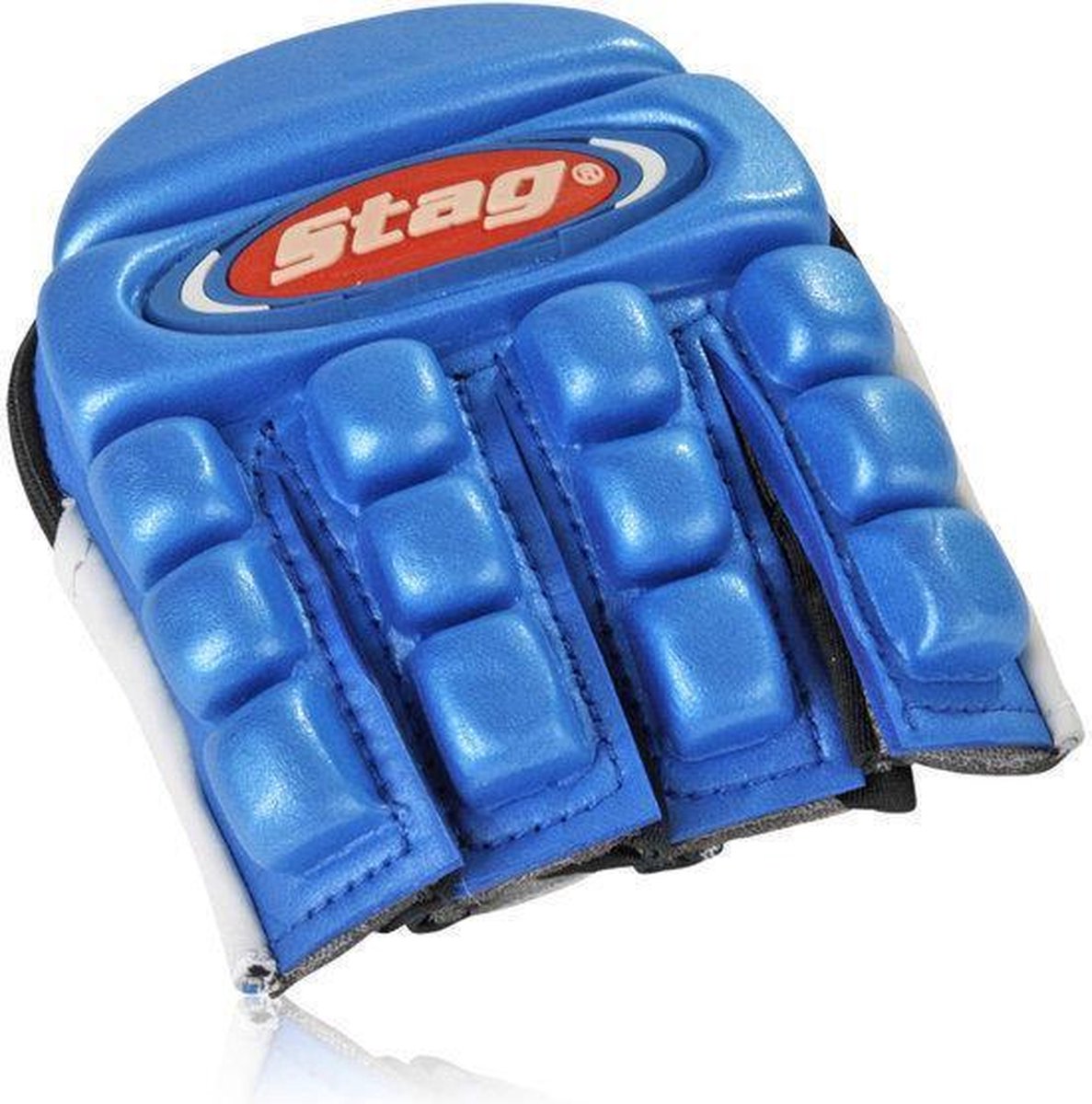Stag Mini Bone Protector Sr. - Veldhockeyhandschoen - Links - Maat M - Blauw