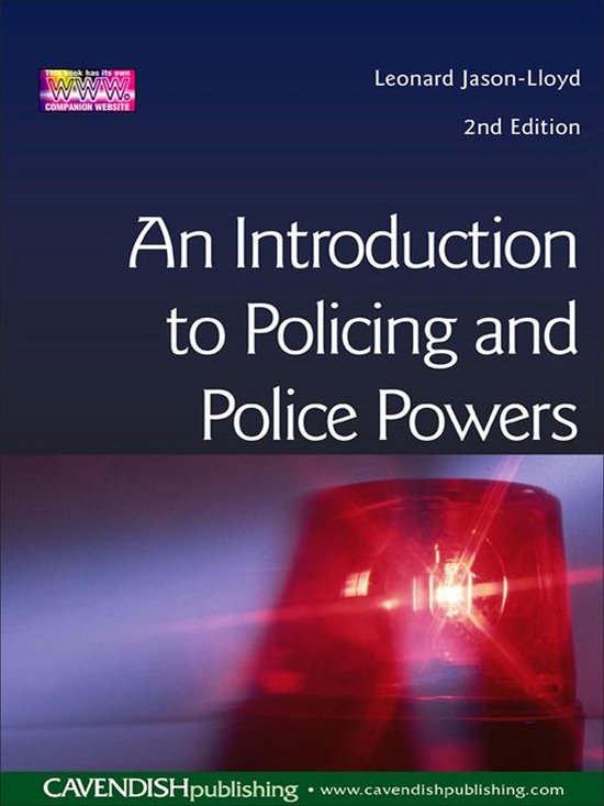 Introduction to Policing and Police Powers - cover