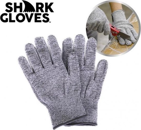 elkaar Geruïneerd Haringen Shark Gloves Snijbestendige werkhandschoenen Keukenhandschoenen -  bescherming tegen... | bol.com
